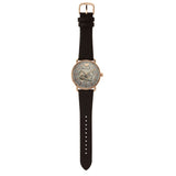Emporio Armani Meccanico Automatic White Dial Brown Leather Strap Watch For Men - AR60027 Authentic Buy Shop Now