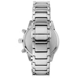 Emporio Armani Mario Chronograph Black Dial Silver Steel Strap Watch For Men - AR11241 Authentic Buy Shop Now