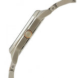 Emporio Armani Gianni T Bar Mother of Pearl Dial Two Tone Steel Strap Watch For Women - AR11146 Authentic Buy Shop Now