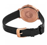 Emporio Armani Kappa Quartz Black Dial Black Leather Strap Watch For Women - AR11064 Authentic Buy Shop Now