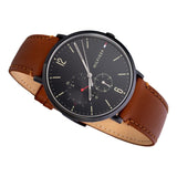 Tommy Hilfiger Brooklyn Quartz Black Dial Brown Leather Strap Watch for Men - 1791510 Authentic Buy Shop Now