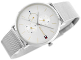 Tommy Hilfiger Jenna Quartz Silver Dial Silver Mesh Bracelet Watch For Women - 1781942 Authentic Buy Shop Now