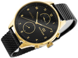 Tommy Hilfiger Chase Quartz Black Dial Black Mesh Bracelet Watch for Men - 1791580 Authentic Buy Shop Now