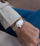 Bvlgari Serpenti Seduttori White Dial Two Tone Steel Strap Watch for Women - SERPENTI103277 Authentic Buy Shop Now