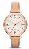 Fossil Jacqueline White Dial Brown Leather Strap Watch for Women - ES3487 Authentic Buy Shop Now