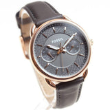 Fossil Tailor Grey Dial Grey Leather Strap Watch for Women - ES3913 Authentic Buy Shop Now