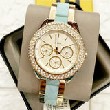 Fossil Stella Multifunction Gold Dial Two Tone Steel Strap Watch for Women - ES4757 Authentic Buy Shop Now