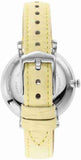 Fossil Jacqueline Three-Hand White Dial Yellow Leather Strap Watch for Women - ES4812 Authentic Buy Shop Now