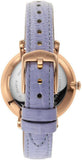 Fossil Jacqueline Purple Dial Purple Leather Strap Watch for Women - ES4814 Authentic Buy Shop Now