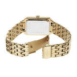 Fossil Raquel Three Hand Mother of Pearl Dial Gold Steel Strap Watch For Women - ES5304 Authentic Buy Shop Now