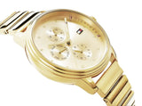 Tommy Hilfiger Blake White Dial Gold Steel Strap Watch for Women - 1781905 Authentic Buy Shop Now
