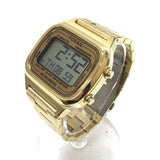 Fossil Retro Digital Gold Dial Gold Steel Strap Watch for Men - FS5843 Authentic Buy Shop Now