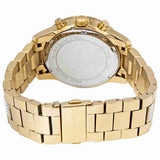 Michael Kors Ritz Chronograph Gold Dial Gold Steel Strap Watch For Women - MK6484 Authentic Buy Shop Now