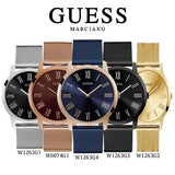 Guess Richmond Gold Dial Gold Mesh Bracelet Watch for Men - W1263G2 Authentic Buy Shop Now