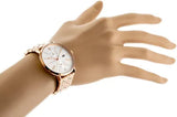 Tommy Hilfiger Jenna Quartz White Dial Rose Gold Steel Strap Watch for Women - 1782070 Authentic Buy Shop Now
