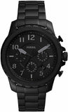 Fossil Bowman Chronograph Black Dial Black Steel Strap Watch for Men - FS5603 Authentic Buy Shop Now