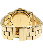 Marc Jacobs Amy Glitz Black Dial Gold Steel Strap Watch for Women - MBM3334 Authentic Buy Shop Now