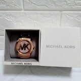 Michael Kors Runway Rose Gold Dial Rose Gold Steel Strap Watch For Women - MK5853 Authentic Buy Shop Now