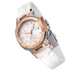 Tissot T Race Chronograph White Dial White Rubber Strap Watch for Women - T048.217.27.017.00 Authentic Buy Shop Now
