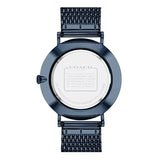 Coach Charles Blue Dial Blue Mesh Bracelet Watch for Men - 14602146 Authentic Buy Shop Now
