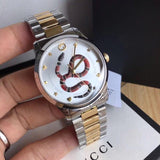 Gucci G Timeless Quartz Silver Dial Silver Steel Strap Watch For Women - YA1264075 Authentic Buy Shop Now