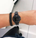 Emporio Armani Ceramica Black Dial Black Ceramic Strap Watch For Women - AR1487 Authentic Buy Shop Now