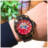 Gucci Dive Quartz Red Dial Black Rubber Strap Watch For Men - YA136325 Authentic Buy Shop Now