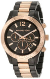 Michael Kors Runway Chronograph Grey Dial Two Tone Steel Strap Unisex Watch - MK8189 Authentic Buy Shop Now
