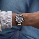 Guess Sunray Multifunction Crystals Silver Dial Two Tone Steel Strap Watch For Women - GW0616L3 Authentic Buy Shop Now