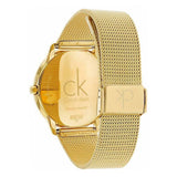 Calvin Klein Minimal White Dial Gold Mesh Bracelet Watch for Men - K3M21526 Authentic Buy Shop Now