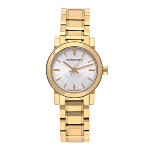 Burberry Heritage White Dial Gold Steel Strap Watch for Women - BU9203 Authentic Buy Shop Now