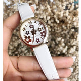 Marc Jacobs Roxy White Dial White Leather Strap Watch for Women - MJ1607 Authentic Buy Shop Now