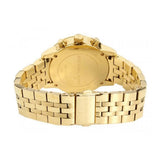 Michael Kors Runway Chronograph Gold Dial Gold Steel Strap Watch For Women - MK5698 Authentic Buy Shop Now