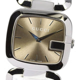Gucci G Gucci Brown Dial Silver Steel Strap Watch For Women - YA125401 Authentic Buy Shop Now