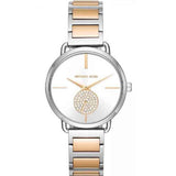 Michael Kors Silver Dial Two Tone Steel Strap Watch for Women - MK3679 Authentic Buy Shop Now
