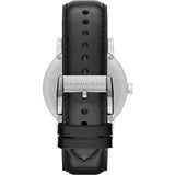 Burberry The City White Dial Black Leather Strap Watch for Men - BU9008 Authentic Buy Shop Now