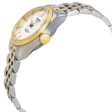 Tissot Ballade Powermatic 80 Mother of Pearl Silver Dial Two Tone Steel Strap Watch For Women - T108.208.22.117.00 Authentic Buy Shop Now