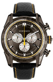 Versace V Ray Chronograph Grey Dial Black Leather Strap Watch for Men - VDB020014 Authentic Buy Shop Now