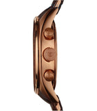 Emporio Armani Sportivo Chronograph Brown Dial Brown Silicone Strap Watch For Men - AR5891 Authentic Buy Shop Now