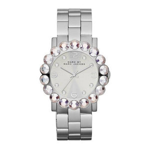 Marc Jacobs Amy Silver Dial Silver Steel Strap Watch for Women - MBM3222 Authentic Buy Shop Now