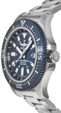 Breitling Superocean 44mm Special Blue Dial Silver Steel Strap Watch for Men - Y17393161C1A1 Authentic Buy Shop Now