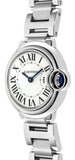 Cartier Ballon Bleu De Cartier White Dial Silver Steel Strap Watch for Women - W69010Z4 Authentic Buy Shop Now