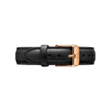 Daniel Wellington Classic Petite Reading Black Dial Black Leather Strap Watch For Women - DW00100167 Authentic Buy Shop Now