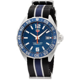 Tag Heuer Formula 1 Quartz Blue Dial Two Tone NATO Strap Watch for Men - WAZ1010.FC8197 Authentic Buy Shop Now