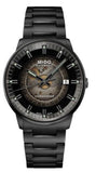 Mido Commander II Automatic Gradient Black Dial Black Steel Strap Watch For Men - M021.407.33.411.00 Authentic Buy Shop Now