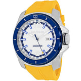 Tommy Hilfiger Windsurf White Dial Yellow Rubber Strap Watch for Men - 1791115 Authentic Buy Shop Now