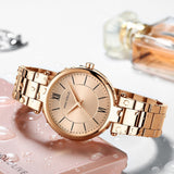 Fossil Jacqueline Rose Gold Dial Rose Gold Steel Strap Watch for Women - ES3632 Authentic Buy Shop Now