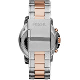 Fossil Grant Chronograph Blue Dial Two Tone Steel Strap Watch for Men - FS5024 Authentic Buy Shop Now