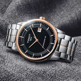 Tissot Luxury Powermatic 80 Black Dial Silver Steel Strap Watch For Men - T086.407.22.051.00 Authentic Buy Shop Now