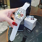 Guess Phoenix J Balvin White Dial Transparent Silicone Strap Watch For Men - V1051M1 Authentic Buy Shop Now